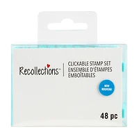 6 Pack: Lowercase Clickable Stamp Set by Recollections™