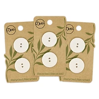 Dritz® 23mm Light Gray Recycled Corozo Round Button, 6ct.