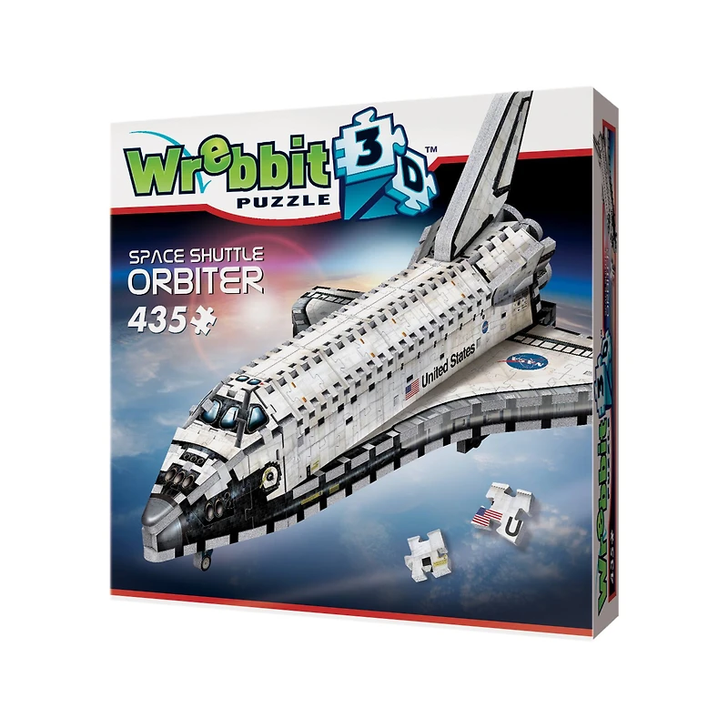Wrebbit 3D Puzzle™ Space Shuttle Orbiter 435 Piece Puzzle