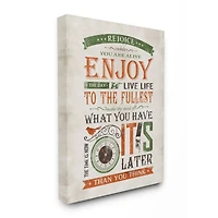 Stupell Industries Now Is The Time Inspirational Wall Accent