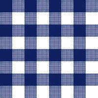 Blue Printed Fabric Strips by Loops & Threads®