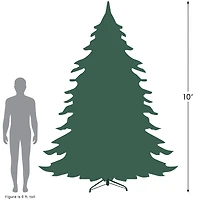 10ft. Pre-Lit Canadian Pine Artificial Christmas Tree, Clear Lights