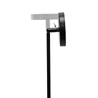 Lalia Home Ironhouse 7" Black 1-Light Metal Caged Mini Pendant