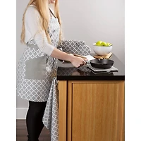 DII® Gray Lattice Oven Mitt Set, 2ct.