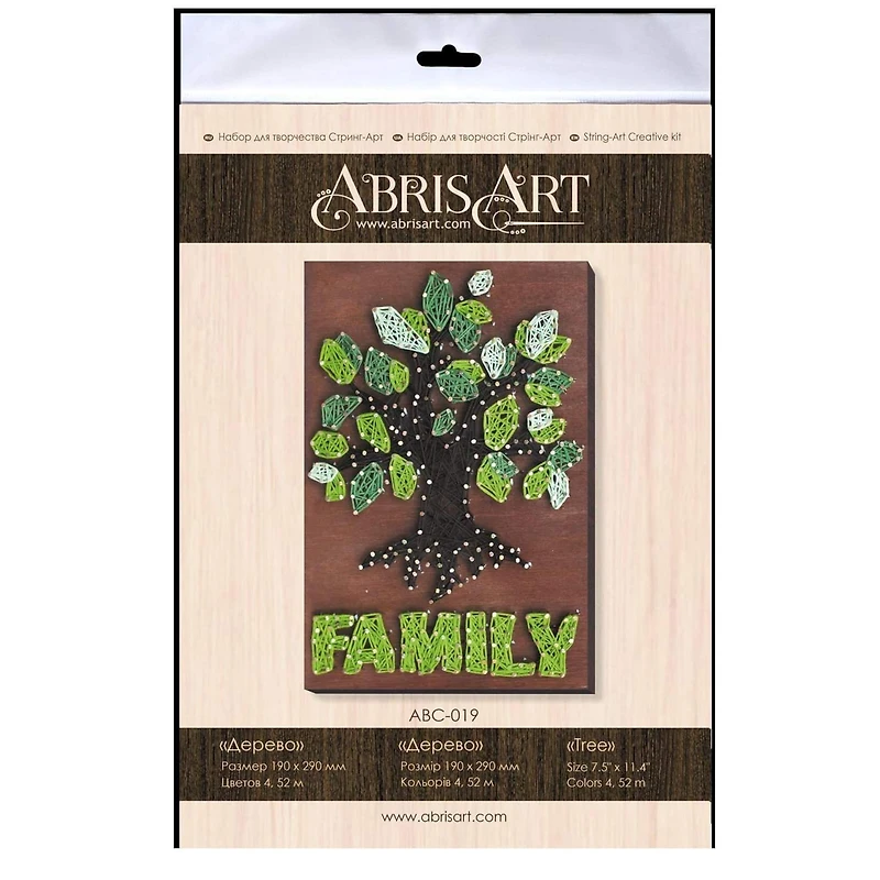Abris Art Tree ABC-019 String Art Creative Kit