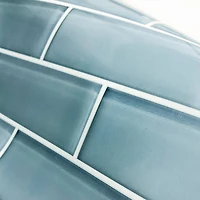 RoomMates Blue Seaglass Peel & Stick Sitcktiles®