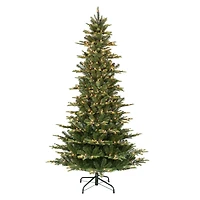 7.5ft. Pre-Lit Slim Aspen Fir Artificial Christmas Tree, Clear Lights