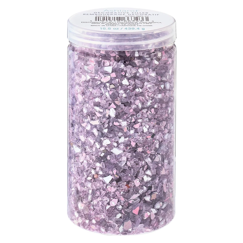 Purple Crushed Glass Décor By Ashland®