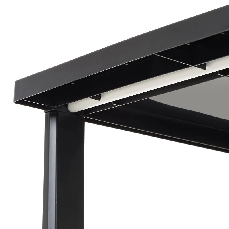 IRIS® 30.5" Black & Clear 4-Drawer Chest