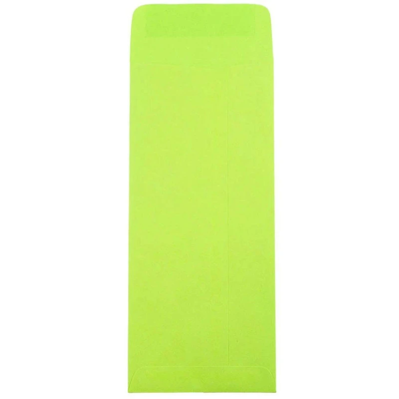 JAM Paper #10 Ultra Lime Green Policy Business Envelopes