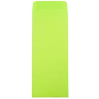 JAM Paper #10 Ultra Lime Green Policy Business Envelopes