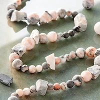 Matte Pink Zebra Stone Beads Value Pack by Bead Landing™