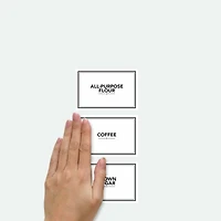 RoomMates Pantry Labels Peel & Stick Decals