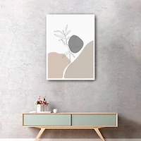 Knitted Lines Canvas Giclee