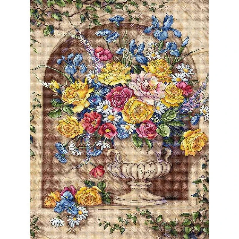 LetiStitch Neo Classic Alcove Counted Cross Stitch Kit