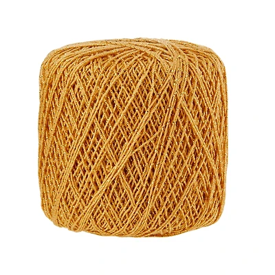 15 Pack: Aunt Lydia's® Metallic Gold Crochet Thread™