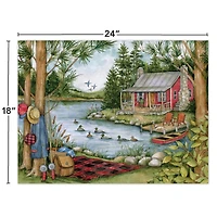 Lang Picnic by the Lake 500 Piece Jigsaw Puzzle
