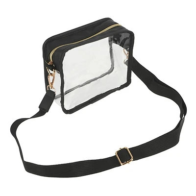 Matte Black & Clear Crossbody Bag by Make Market®
