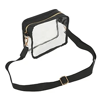 Matte Black & Clear Crossbody Bag by Make Market®