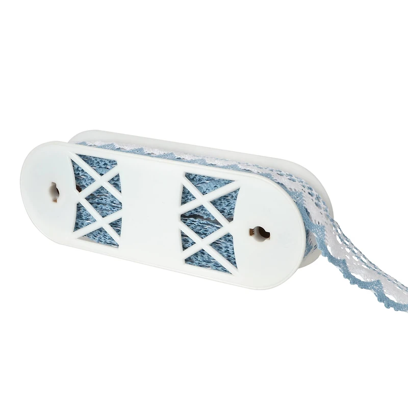 1.8" Blue Scallop Crochet Trim by Celebrate It®