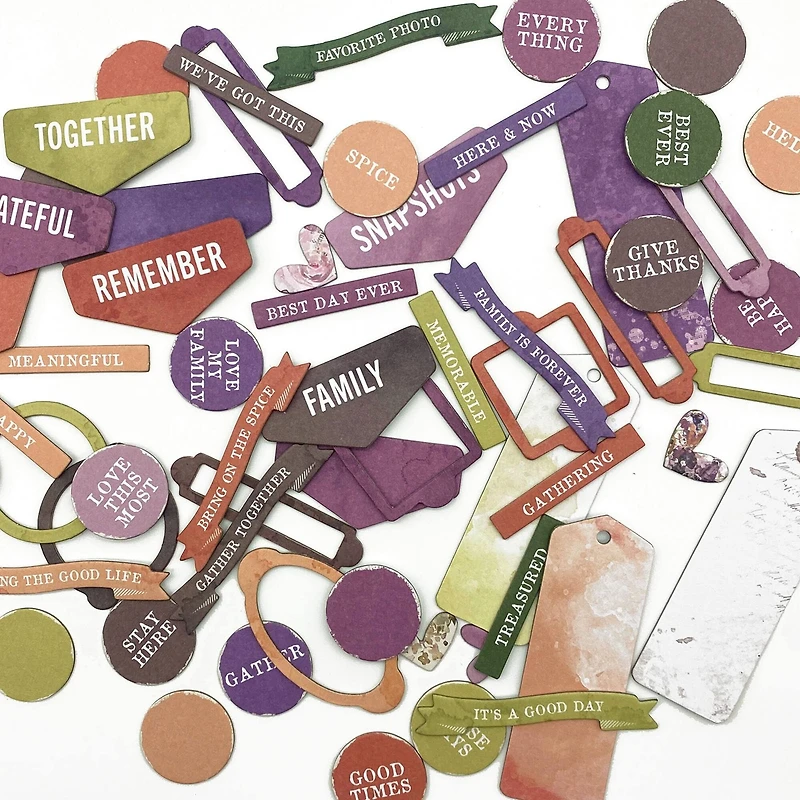 49 And Market ARToptions Plum Grove Chipboard Set