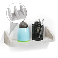 NEX™ Rustic Gray Floating Shelves Set