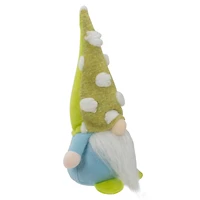 8.5" Green & Blue Gnome with Polka Dot Hat Figure
