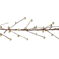 5ft. Gold Berry Branch LED Garland String Lights by Ashland®