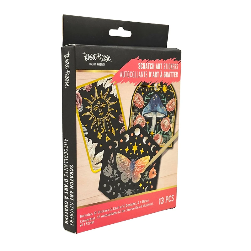 Brea Reese™ Celestial Scratch Art Stickers