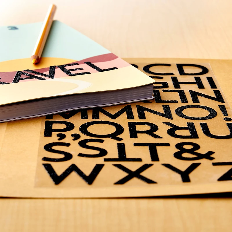 Glitter Alphabet Stickers by Recollections