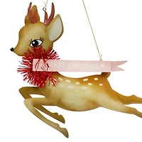 16" Merry Christmas Deer Metal Wall Décor by Ashland®