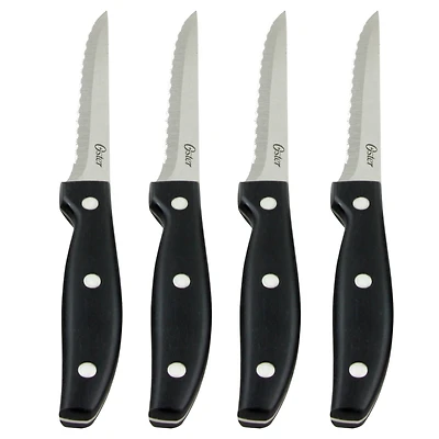 Oster Granger 4.5" Stainless Steel Blade Steak Knives, 4ct.