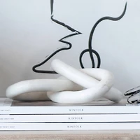 Hello Honey® 13" Decorative Marble Chain Link Figurine