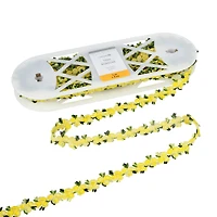 3/4" Yellow Flower Embroidery Trim by Celebrate It®