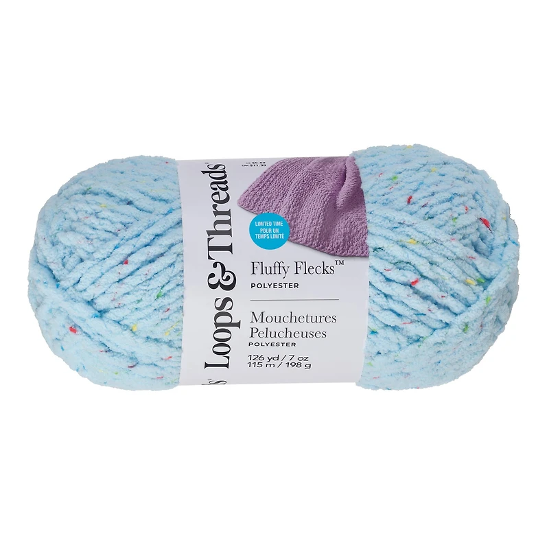 Fluffy Flecks™ Yarn by Loops & Threads