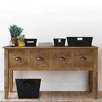 Simplify Medium Woven Strap Shelf Tote