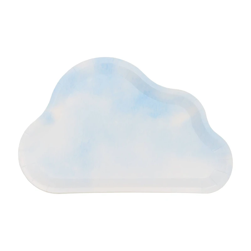 24 Packs: 8 ct. (192 total) 7" Cloud Shaped Snack Plates by Celebrate It™