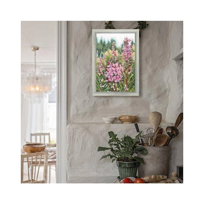 RTO Raspberry Candles Of Willowherbs Cross Stitch Kit