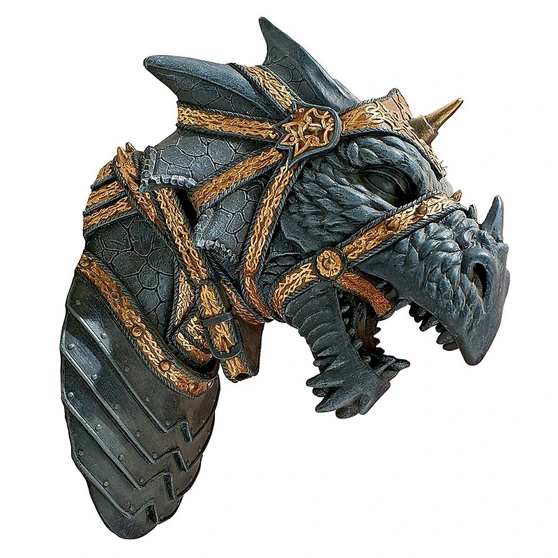 Design Toscano 12" War Dragon Wall Sculpture