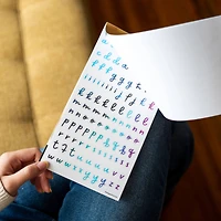 The Happy Planner® Unique Alphabet Font Sticker Book