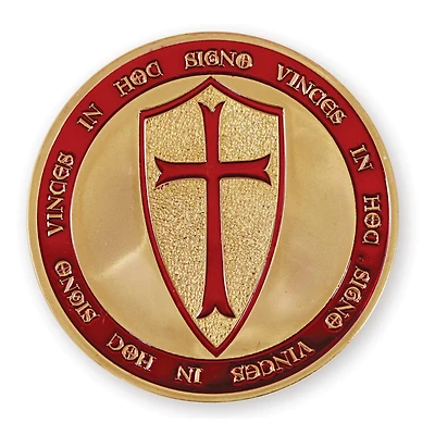 24k Gold Crusader Coin with Display Case