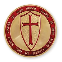 24k Gold Crusader Coin with Display Case