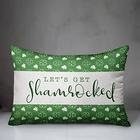 Lets Get Shamrocked Pillow 14" x 20" Throw Pillow