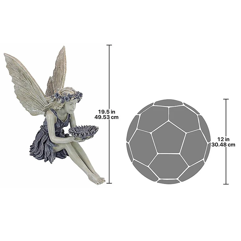 Design Toscano 19.5" The Sunflower Fairy Statue