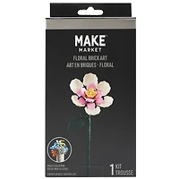 White Magnolia Floral Brick Art by Make Market®