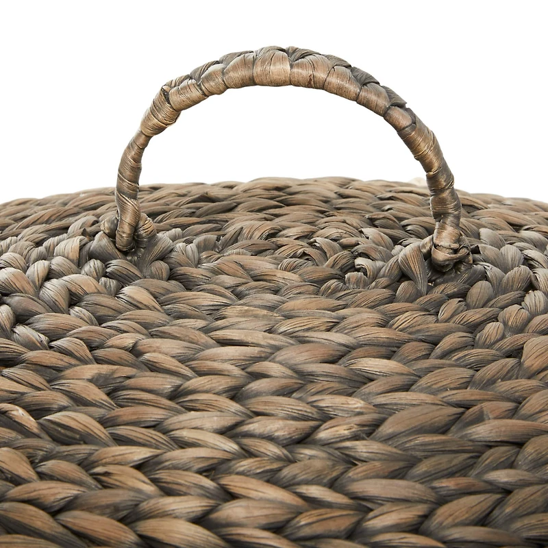 CosmoLiving by Cosmopolitan Round Woven Seagrass Handmade Storage Basket Set