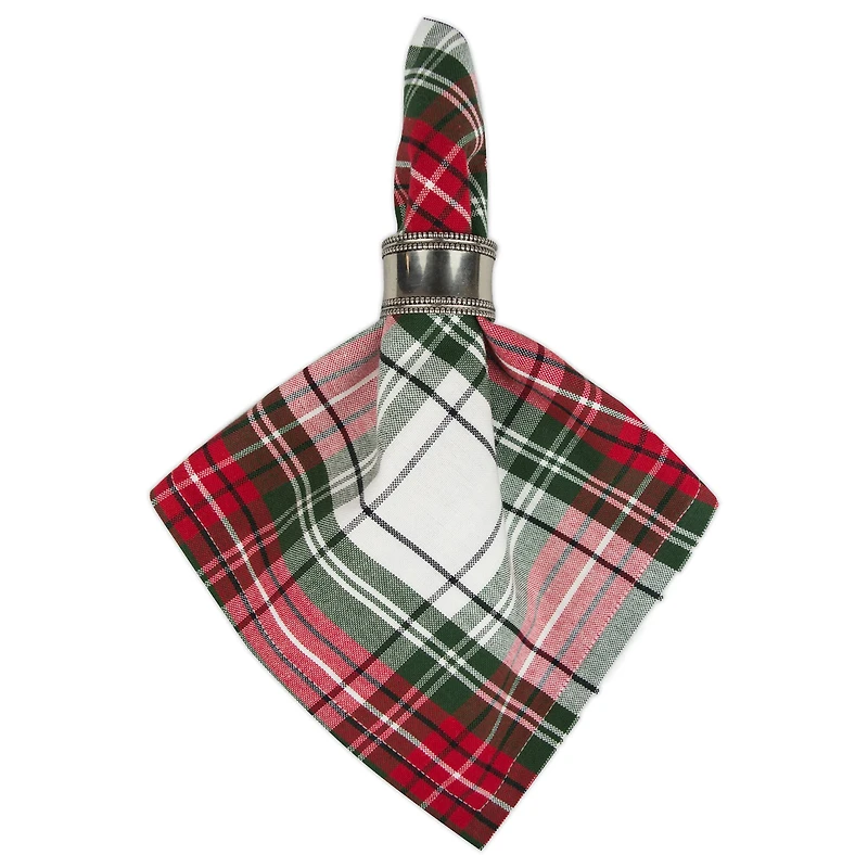 DII® Christmas Plaid Napkins, 6ct.