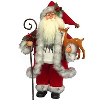Santa's Workshop 16" Santa Claus & Reindeer Figure