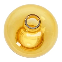 Hello Honey® 6" Yellow Glass Vase