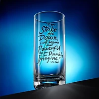 JoyJolt® Star Wars™ 14.2oz. New Hope Obi-Wan Kenobi Blue Lightsaber Tall Drinking Glass, 2ct.